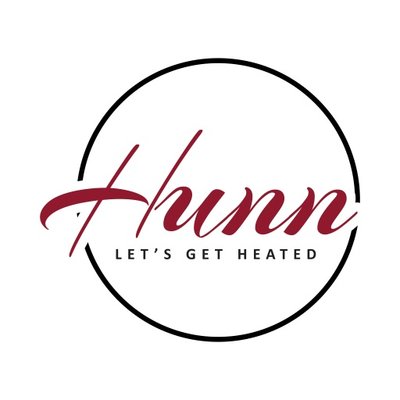 Trademark HUNN (logo) Let's get heated