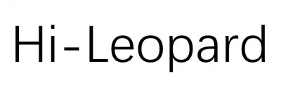 Trademark Hi - Leopard