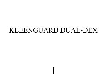 Trademark KLEENGUARD DUAL-DEX