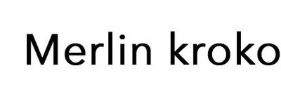 Trademark MERLIN KROKO DAN LOGO