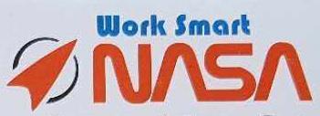 Trademark Work Smart NASA + Lukisan