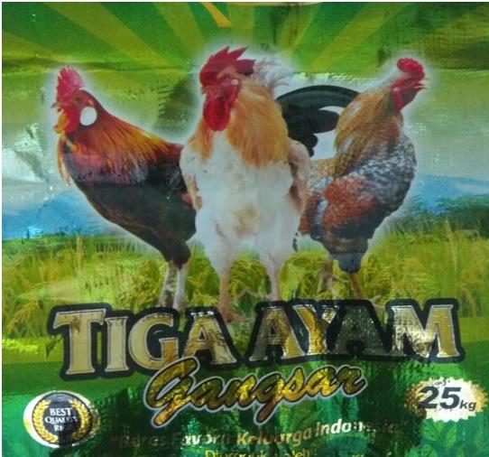 Trademark Tiga Ayam Gangsar