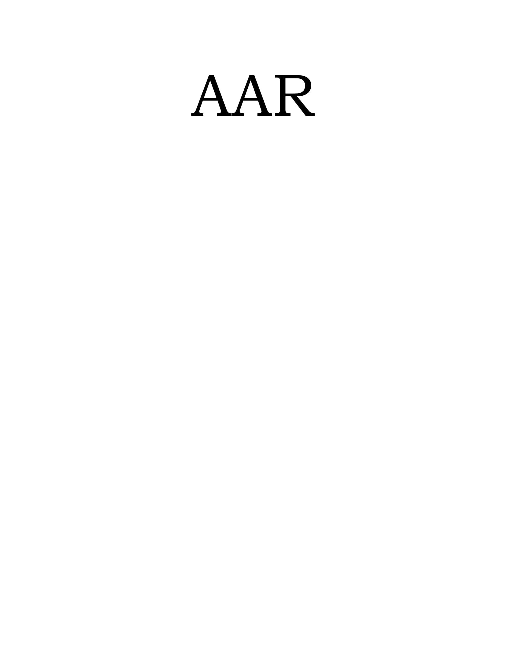 Trademark AAR