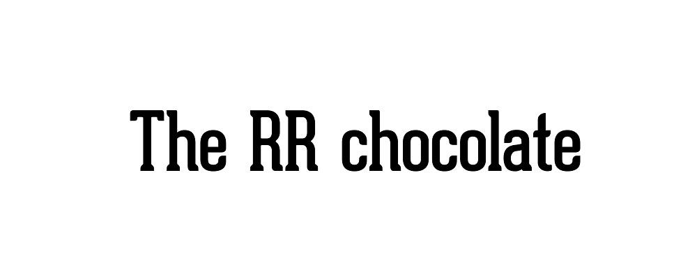 Trademark The RR chocolate