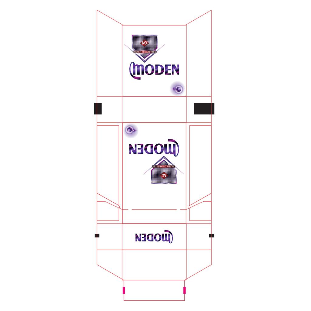 Trademark MD FILTER CIGARETTES MODEN