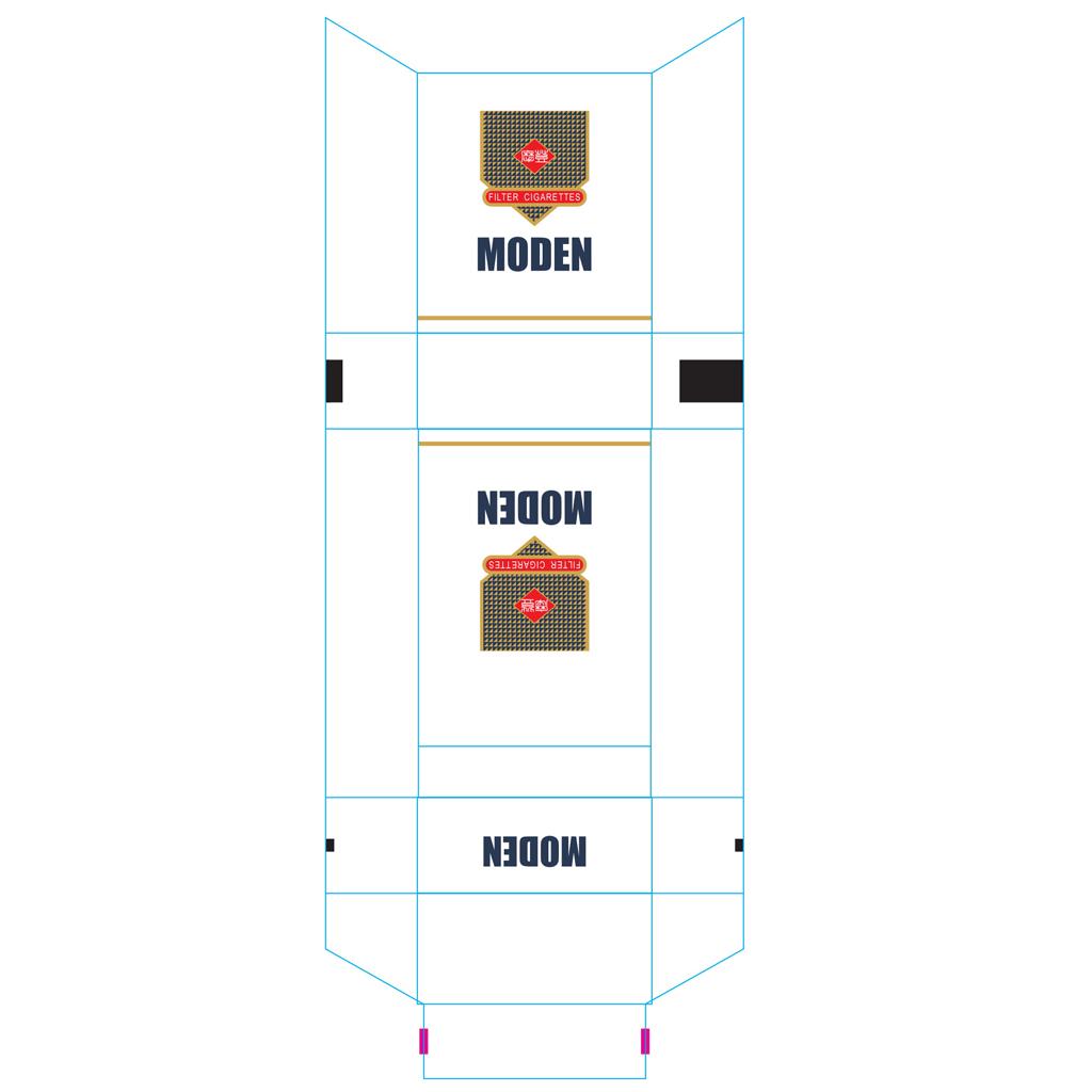 Trademark MD FILTER CIGARETTES MODEN