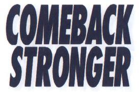 Trademark COMEBACK STRONGER