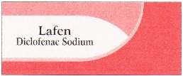 Trademark LAFEN DICLOFENAC SODIUM