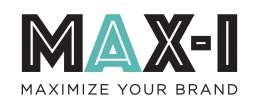 Trademark MAX-I MAXIMIZE YOUR BRAND