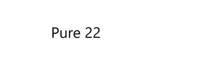 Trademark PURE 22