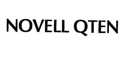Trademark Novell Qten