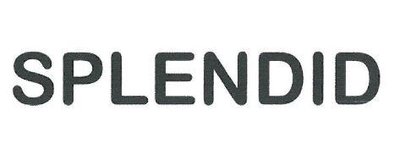Trademark SPLENDID