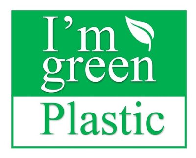 Trademark I'm Green Plastic