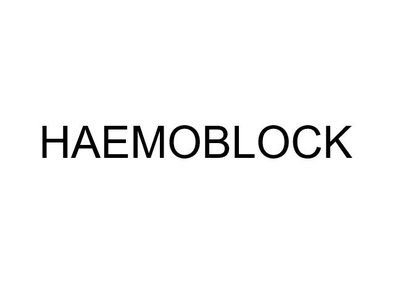 Trademark HAEMOBLOCK