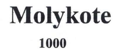 Trademark Molykote 1000