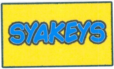 Trademark SYAKEYS