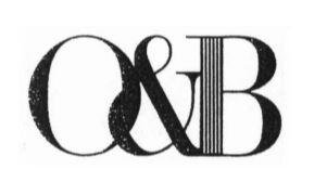 Trademark O&B Stylized