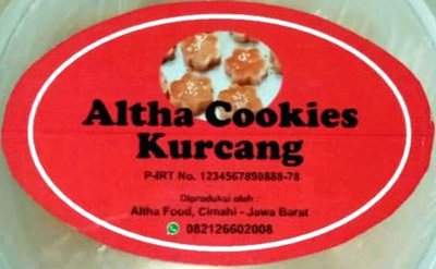 Trademark ALTHA COOKIES