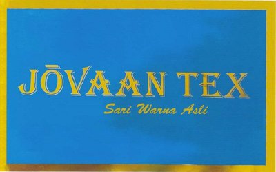 Trademark JOVAAN TEX SARI WARNA TEXTILE INDUSTRY