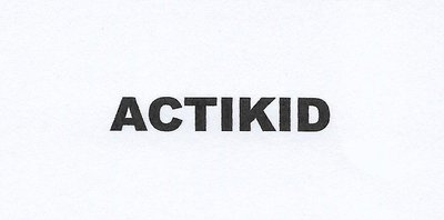 Trademark ACTIKID