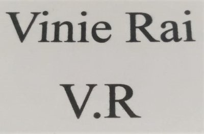 Trademark VINIE RAI V.R