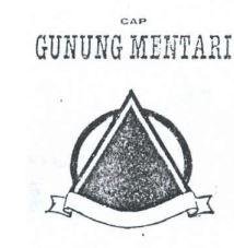 Trademark CAP GUNUNG MENTARI DAN LUKISAN