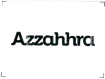 Trademark AZZAHHRA