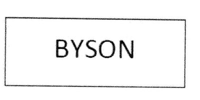 Trademark BYSON