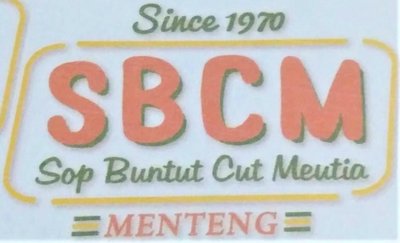 Trademark SBCM sop buntut cut meutia