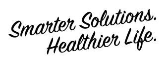 Trademark Smarter Solutions. Healthier Life. stylized