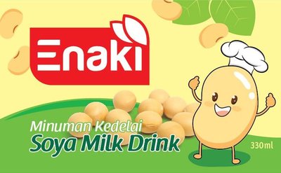 Trademark ENAKI (MINUMAN KEDELAI) (SOYA MILK DRINK) + LUKISAN