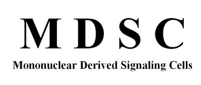 Trademark MDSC Mononuclear Derived Signaling Cells