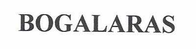Trademark BOGALARAS