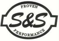 Trademark S&S PROVEN PERFORMANCE + logo