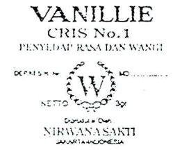 Trademark VANILLIE CRIS NO. 1 + LOGO