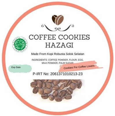 Trademark COFEE COOKIES HAZAGI