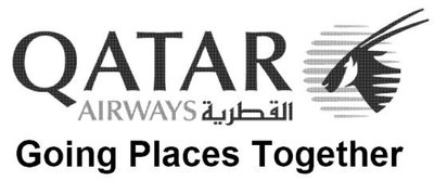 Trademark QATAR AIRWAYS GOING PLACES TOGETHER + Logo