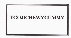 Trademark EGOJICHEWYGUMMY