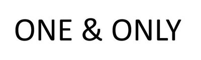 Trademark One & Only