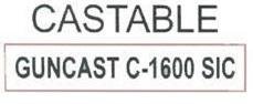 Trademark CASTABLE GUNCAST C-1600 SIC