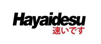 Trademark HAYAIDESU + HURUF JEPANG