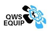 Trademark QWS EQUIP + LOGO