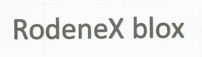 Trademark RodeneX blox