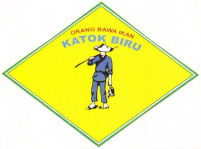 Trademark ORANG BAWA IKAN – KATOK BIRU