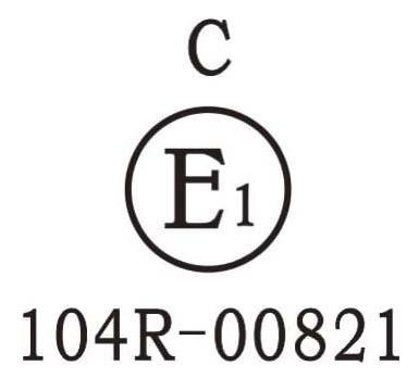 Trademark C E1 104R-00821