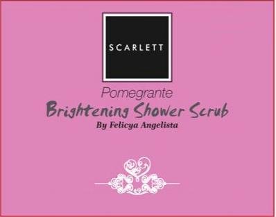 Trademark SCARLETT BRIGHTENING SHOWER SCRUB