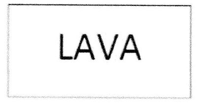 Trademark LAVA