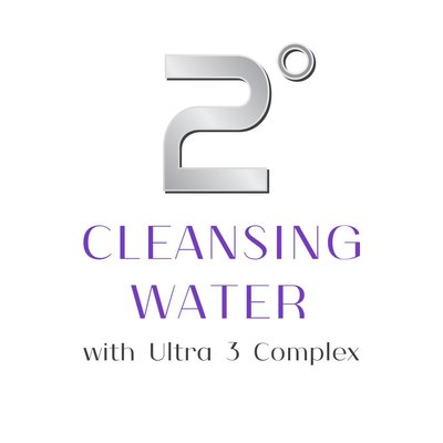 Trademark 2° (2 degree) CLEANSING WATER with Ultra 3 Complex