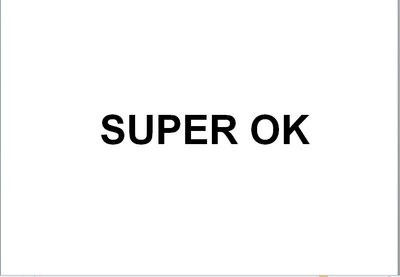 Trademark SUPER OK