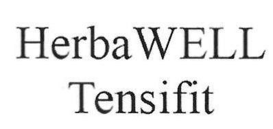Trademark HerbaWELL Tensifit